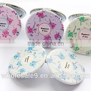 Pu Leather Folding Cosmetic Mirror thumbnail-1