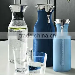 Glass Water Pitcher Decanter With Glass Cup Set thumbnail-5