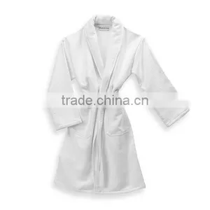 High Quality The Spa Collection Cotton Unisex Waffle Weave Robe thumbnail-1