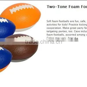 Two-Tone Foam Footballs thumbnail-1