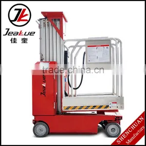 CE ISO Self-propelled One Stage Mast Aerial Work Platform Jeakue JK01808 thumbnail-1
