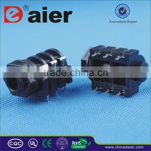 PJ-644F Plastic Phone Jack With Short PCB Terminals 6.35mm Jack Socket thumbnail-1