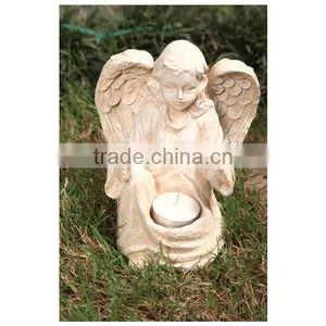 Angel With T Light Candle Holder thumbnail-1