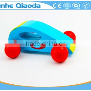 Green Color Wood Toys Racing Car Toy for Kids,Education City Games Wooden Car Model Toy thumbnail-3