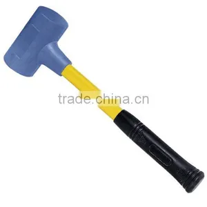 Soft Face Rubber Hammer With Fiberglass Handle thumbnail-1