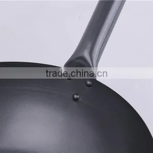 JiaHe Metal Factory Kitchen Utensils Cantonese Carbon Steel Wok thumbnail-2