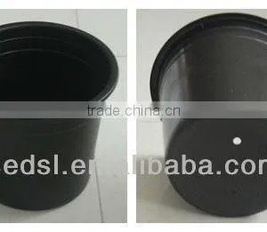 4 Gallon Round Plastic Flower Pot Nursery Pots Plastic Containers thumbnail-1