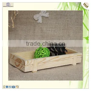 Natural Handmade Vintage Deep Wood Fodder Tray thumbnail-6