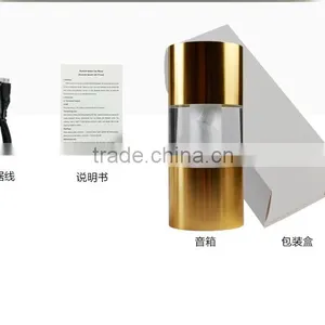 New Arrival Creative Bluetooth Loudspeaker Box With Led Light, Crystal Columniform Plug In-card Voice Box thumbnail-6