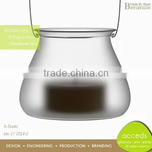 2014 New Novelty Home Decorative Borosilicate Glass Candleholder thumbnail-2