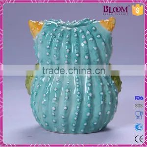 Owl Desgin Custom Ceramic Decoration Coin Bank thumbnail-3