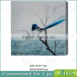 Abstract Birds Oil Painting On Canvas thumbnail-2