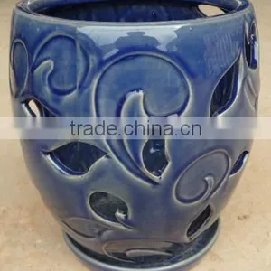 Orchid Planters, Cactus Pots, Bonsai Pots, Vietnam Tall Indoor Ceramic Pots, Vietnam Small Indoor Ceramic Pots, thumbnail-1