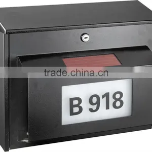 Solar Lighted Mailbox Modern thumbnail-1