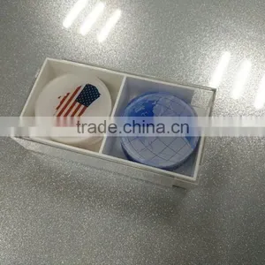 2017 China Factory Custom Acrylic Tea Cup Coaster/coffee Cup Coaster thumbnail-2