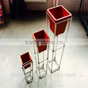 3pcs Wicker Garden Flower Pot Set thumbnail-1