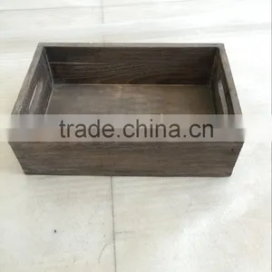Rustic Serving Tray Paulownia Wooden Tray- Paulownia Wood Breakfast Tray thumbnail-1