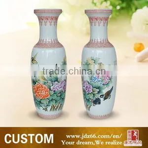 Jingdezhen Customize Home Decor Chinese Reproduction Trumpet Vase thumbnail-1