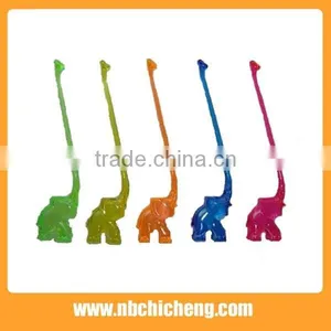 8 Pcs Plastic Colorful Swizzle Sticks thumbnail-3