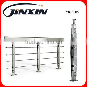 Stainless Steel Outdoor Balcony Railing Bar Railing Balustrade (YK-9005) thumbnail-2