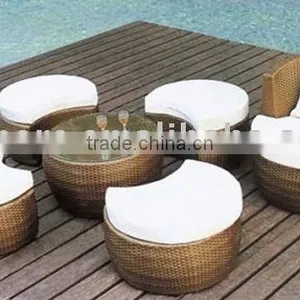 Outdoor Patio Furniture Rattan Sofa Set AK1171 thumbnail-1