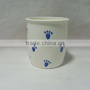 White Color Dog Treat Jar thumbnail-1