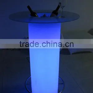 LED Furniture Led Bar Table With Ice Bucket and Remote Controller thumbnail-3