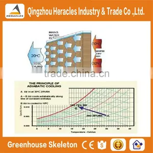 Heracles Hot Sale Trade Assurance 7090 Evaperate Poultry Cooling Cell Pad for Poultry Farm and Greenhouse thumbnail-2