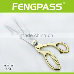 S8-1011E 10.5 Inch Stainless Steel Blades With Zinc Alloy Handle Scissors For Cutting Fabric thumbnail-2