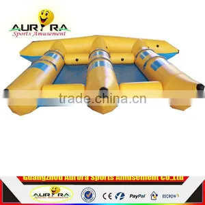 6 Person Inflatable Water Game Inflatable Flying Fish Tube Towable for Sale thumbnail-1