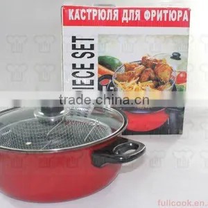 Multifunctional Promotional Cheap Kitchen Tool Deep Fryer Pot thumbnail-1