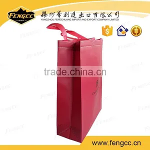 Custom Design Promotion Cheaper Eco-friendly Non Woven Shooping Bag in Heat Sealed Craft thumbnail-5