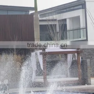 Chinese Factory Made Good Price Outdoor Strand Woven Bamboo Wall Panel Strips in Light Chocolate Color---KE-OS0888 thumbnail-2