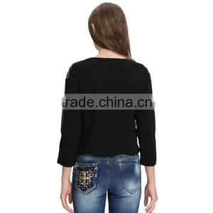 Latest Fashion Womens 2017 Jackets Custom Embroidery Designs thumbnail-4