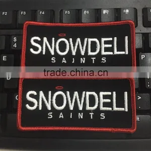 2017 Custom Wholesale Durable High Quality Embroidery Patch Badges thumbnail-4