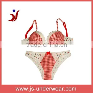 New Model Fashion Teenager's Print Underwear Bra Set thumbnail-1
