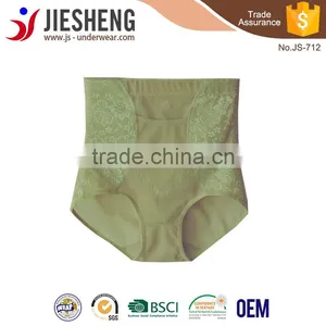 Women Underwear Shaper Hip up Breathable Lace Hi-cut Panty Wholesale JS712 thumbnail-1