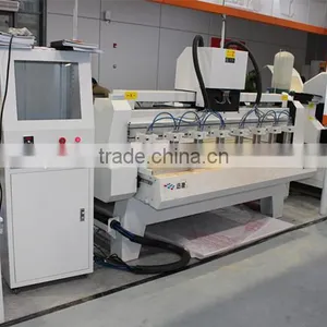 Multi-thread Furniture Carving 6*1.5kw Spindle Plane Signs Engraving Cnc Router Machine thumbnail-2