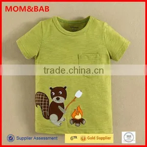 Latest Summer Short Sleeve Fashon Boys Tshirt 100% Cotton thumbnail-1