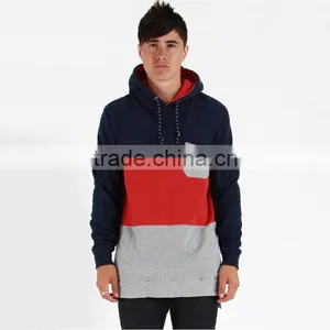 Cheap Long Length Hoodies Chest Pocket Hoodie,hoodie Multi Color thumbnail-1