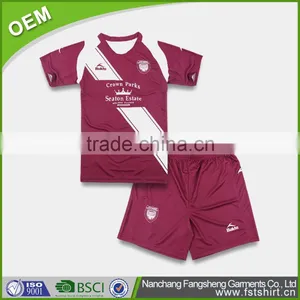 2016 New Arrivel Factory Price Cricket Wholesale Sportswear Ajax no Logo Soccer Jersey thumbnail-1