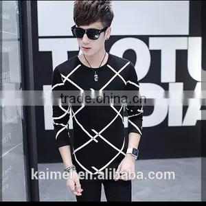 100%cotton Wholesale Crew-neck Man Sweatshirt no Hood thumbnail-3
