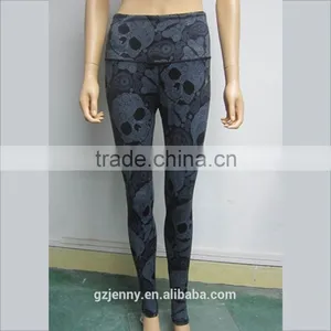 New Pattern Women Printed Legging Sport Tight Wear Sublimation Yoga Pants in Custom thumbnail-3