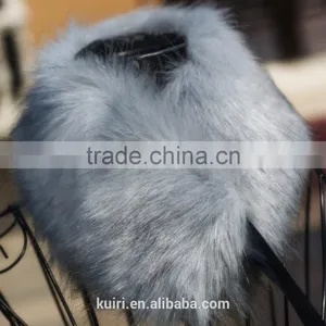 Ladies Faux Fox Fur Collar Scarf Fake Rabbit Fur Women Neck Warm Shrugs Shawls Wraps Clothing Accessory thumbnail-1