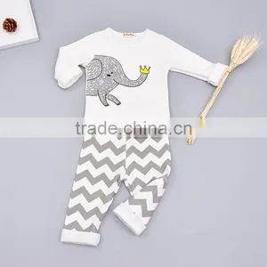 S32704W New Children Clothes Sets Baby Girls Sleepwear Long Sleeve Leisure Wear Kids Pajamas thumbnail-6