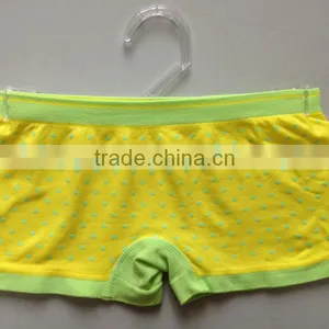 2015 Latest Sweetly Young Girl's Boyshort Underwear/pictures Ladies Seamless Panty thumbnail-1