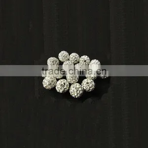 Bling Wedding Diamond Buckles - Rhinestone Buckles for Wedding Invitations Ribbon - Snowflake Rhinestone Buckle thumbnail-3