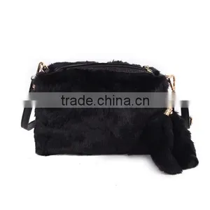 Winter Cute China Manufacturer Rabbit Fur Handbags With Low Price thumbnail-2