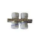 FC Duplex Fiber Optic Adapter With White Cap Low Insertion Loss For Telecom thumbnail-1