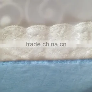 Modal High Quality Lace Bridal Robe Lace Trim Sleeve thumbnail-6